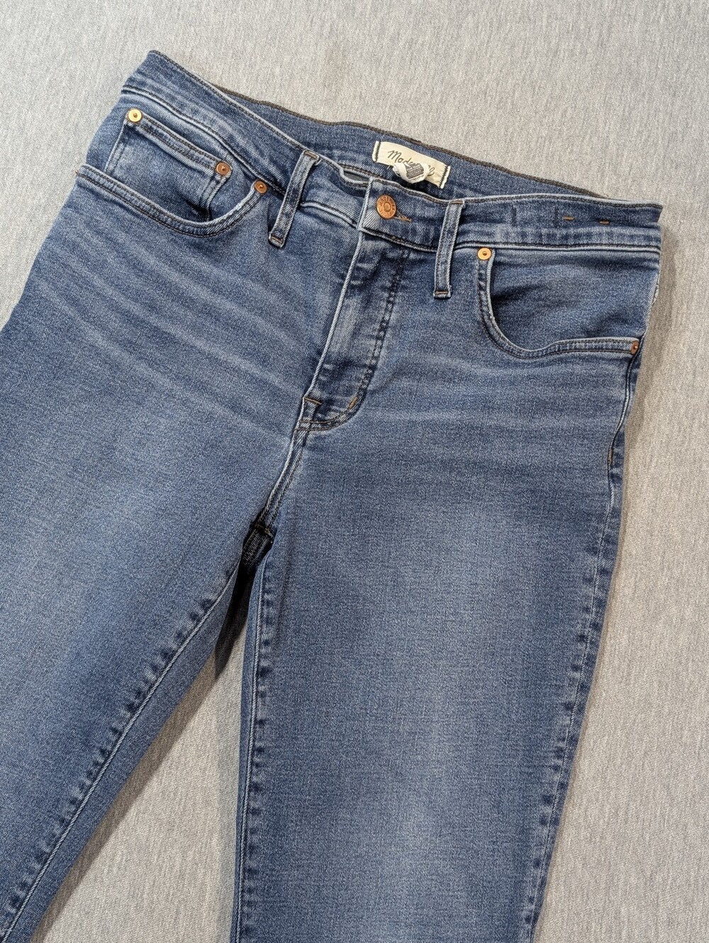 Madewell Mid-Rise Kick Out Jeans Women's 30 Medium Wash Blue